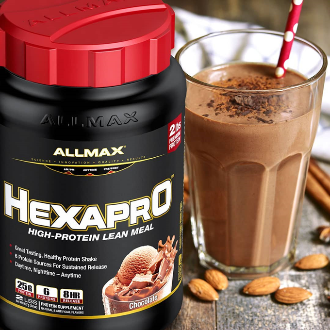 HEXAPRO - 흡수 속도가 다른 6가지 단백질 조합, 맛있는 프로틴!