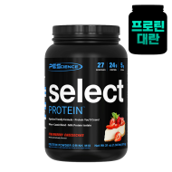 27서빙 딸기 치즈케이크맛 SELECT 프로틴- 유청 + 카제인 5대5 단백질 조합